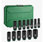 Sk 1/2" Drive Impact Socket Set, Deep Sae Sockets, 13-piece 7/16" To. Fixed Price $99.00.