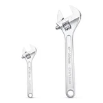 Craftzone Adjustable Wrench Set, 2pc Sets With 6-inch,10-inch, Silver. Fixed Price $26.99.