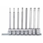 Westward 54tm66 3/8" Drive Socket Bit Set, Metric, 8 Pcs. Fixed Price $53.19.