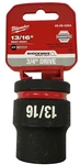 Milwaukee 49-66-6304 3/4" Drive Standard Length Impact Socket 13/16" 6 Point. Fixed Price $18.99.