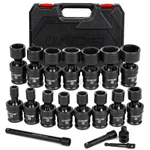 Llndei 3/8 Drive Universal Impact Socket Set 19 Pieces Cr-mo Swivel. Fixed Price $106.88.