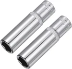 Uxcell 2 Pcs 3/8 Inch Drive 12mm 6-point Deep Socket, Metric, Steel With. Fixed Price $14.16.