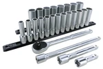 Wiha 33893 25 Piece 1/2" Drive Deep Socket Set - Metric. Fixed Price $173.51.