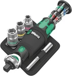 Wera 8009 Zyklop Pocket Set 2 Socket Wrench 3/8" Drive Metric 05004281001. Fixed Price $119.98.