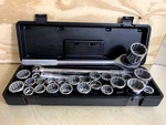 Proto Professional 3/4 Drive Standard & Metric Socket Set W/case. Fixed Price $599.95.