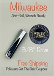 Milwaukee 45-35-5000 3/8" Drive 1/2" Sae Deep Socket W/ Four Flat. Fixed Price $9.87.
