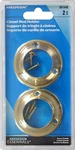 Metal Pole Socket Set 1-3/8-inch Brass Plated Hillman. Fixed Price $9.95.