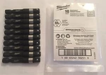 Milwaukee 10 Pc Bulk Pack 1/4" Socket Adapters 48-32-5730 Shockwave Impact Duty. Fixed Price $23.99.