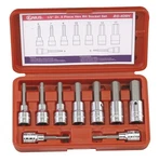 Genius Tools 9 Piece 1/2" Dr. Metric Hex Bit Socket Set - Bs-409h. Fixed Price $83.00.