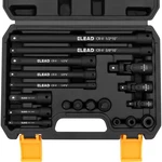Elead 18-piece Impact Socket Extension Set, 1/4", 3/8" & 1/2", Black Tools. Fixed Price $46.99.