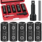 2-in-1 Lug Nut Removal Tool & Impact Socket Set, With 1/2" Drive, Easy Out Br.... Fixed Price $58.88.