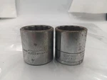 Lot Of 2 Proto Socket 1 1/4" - 12 Point 1/2 Drive Continental American. Fixed Price $4.49.