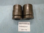 Lot Of 2 Wright Usa 3/4" Drive Impact Sockets 7/8" & 1-1/16" 6 Point F719. Fixed Price $29.99.