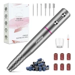 Electric Nail Drill Machine Professional, Rechargeable Cordless File With B. Fixed Price $37.99.
