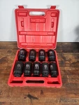 Casoman Cs038: 9-piece 1/2" Drive Axle Nut Sockets Metric Sizes 29mm-38mm. Fixed Price $44.99.