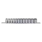 Westward 53pn65 1/2" Drive Socket Set Metric 12 Pieces 10 Mm To 21 , Chrome,. Fixed Price $25.19.