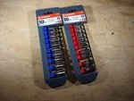 Set Of New Crescent 10pc. 6pt 1/4" Dr. Metric/sae Socket Sets # Csas9n Csas8n. Fixed Price $21.00.