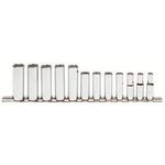 Stanley Proto J52205 12 Piece 6 Point 3/8" Drive Metric Deep Socket Set. Fixed Price $95.99.