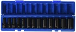 Grey Pneumatic 3/8" Drive 13-pc 12-pt Semi-deep Metric Socket Set. Fixed Price $102.87.