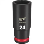 Milwaukee 49666285 Shockwave 1/2" Drive 24mm Deep Socket. Fixed Price $28.14.