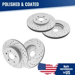 Front Rear Brake Disc Rotors Kit For Buick Encore Trax 2013 2014 2015-2022 Sonic. Fixed Price $140.23.