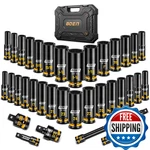 Boen 1/2 Drive Impact Socket Set 35pcs Sae 3/8 To 1-1/4 Inch And Metric. Fixed Price $186.19.