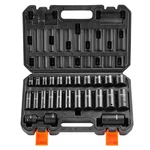 Skyshalo Impact Sockets Set 6 Point Drive Bit Ratchet Tool Kit Case 25 Piece. Fixed Price $51.07.