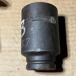Proto Professional 07525l Deep 1-9/16" Impact Socket 6 Pt 3/4" Drive - C. Fixed Price $35.00.