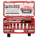 Wiildis 14 Pcs 3/8 Inch Drive Spark Plug Socket Set With Click Torque WrenchA. Fixed Price $72.20.
