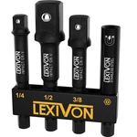 Lexivon Impact Socket Adapter & Magnetic Bit Holder Set 4 Pieces Of 1/4inch.... Fixed Price $19.18.
