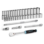 Capri Tools 3/8 In. Drive Master 6-point Socket Set, Metric, 35-piece. Fixed Price $99.99.