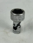 Cornwell 1/4" Drive 9/16" Universal Swivel Socket 6 Point U-0218. Fixed Price $17.84.