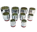 10pc Kt Pro Industrial 1 Inch Drive 12 Point Large Sizes Standard Sae Socket Set. Fixed Price $249.95.