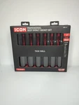 Icon 13ds-13 Deep Impact Socket Set 1/2" Drive Sae 13pc Thin Wall New. Fixed Price $84.99.