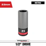 Shockwave 1/2 In. Drive 23 Mm. Lug Nut Impact Socket (1-pack). Fixed Price $25.99.
