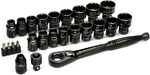 Gearwrench 25 Piece 3/8" Drive Pass Through Ratchet And Socket Set Gwx6pt25. Fixed Price $72.99.