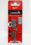 Milwaukee 7/16" - 1/2" Lineman Impact Socket Adapter Shockwave 48-32-5100 New. Fixed Price $37.20.