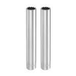 2pcs Deep Nut 12 Tips 3/8 " 12mm Nickel Plated With Swivel Sleeve 12cm For. Fixed Price $22.06.