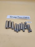 Sk Hand Tools 41918- 41904. 1/4" Dr. 1/2 & 9/16" 6pt Deep Chrome Socket Usa 12p. Fixed Price $97.99.