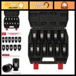 Ementol 11-piece 1/2-inch Drive Deep Impact Socket Set 27-41mm. Fixed Price $78.99.
