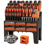 Sedy 124pcs Magnetic Screwdriver Set Cr-v Ratchet Bits Socket Tool Kit. Fixed Price $64.99.