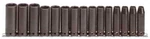 Proto J74214 15 Piece 1/2" Drive Deep Impact Socket Set, 10mm To 24mm, 6 Points. Fixed Price $323.61.