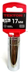 17mm X 3/8" Drive 6 Point Deep Socket Chrome Vanadium Steel Tekton. Fixed Price $14.00.