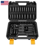 Elead 96-piece 3/8 Drive Impact Socket Set Sae5/16 To 3/4-inch Metric8-22mm. Fixed Price $82.99.