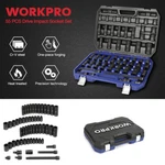 Workpro 1/2" Drive Impact Socket Set With Extension Bars, Premium Cr-v Steel New. Fixed Price $119.99.