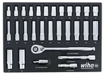 Wiha 33395 27 Piece 1/4? Drive Professional Socket Tray Set - Metric. Fixed Price $84.77.