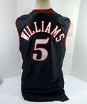 2002-03 Philadelphia 76ers Monty Williams #5 Game Issued Black Jersey 48 827. Fixed Price $379.99.