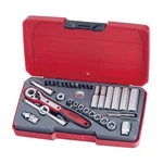 Teng Tools T1435af - 35 Piece 1/4 Inch Drive Sae Regular And Deep Socket Set. Fixed Price $87.99.