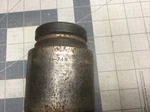 Snap-on, 1 Drive Impact Socket Sim-748, 38mm Usa - (r3e). Fixed Price $65.99.