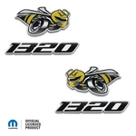 2019-2023 Challenger Mopar Licensed Fender Angry Bee 1320 Acrylic Badge Emblems. Fixed Price $189.99.